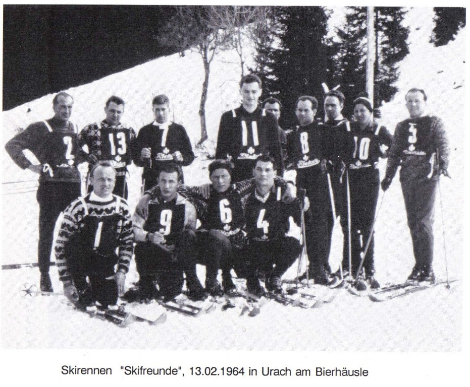 SK882 - INSIGNE SKI BAL DES SCS 1954 MISS SKICLUB